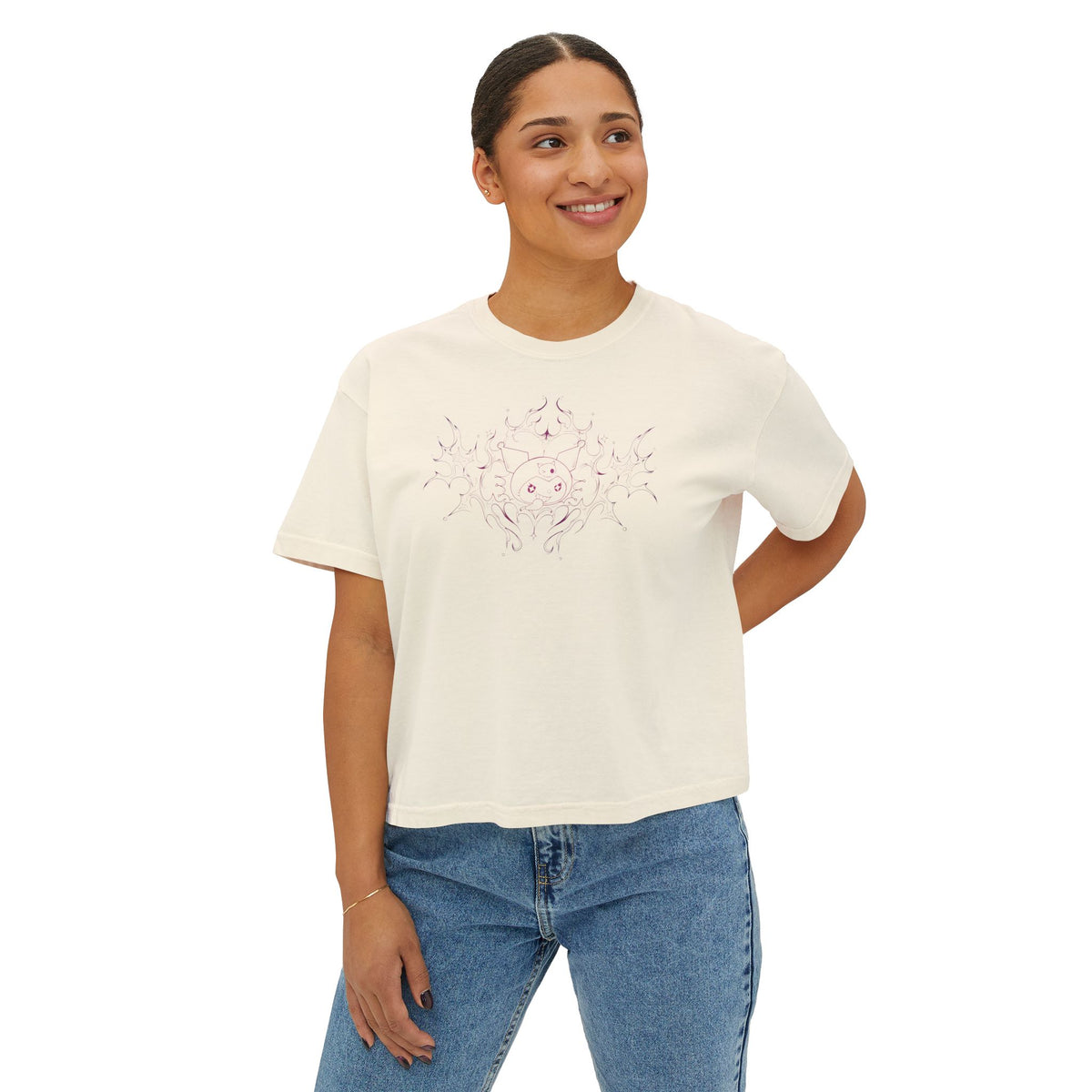 Pink Tribal Sun Mandala Women's Tee | Center Chest Graphic
