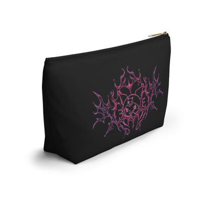 Flaming Yin Yang Accessory Pouch