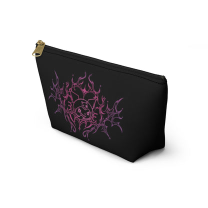Flaming Yin Yang Accessory Pouch