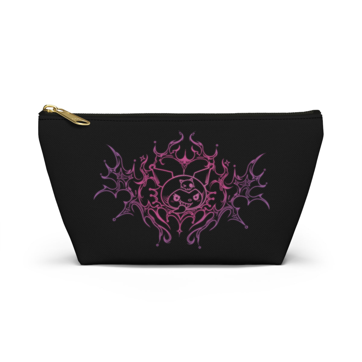 Flaming Yin Yang Accessory Pouch