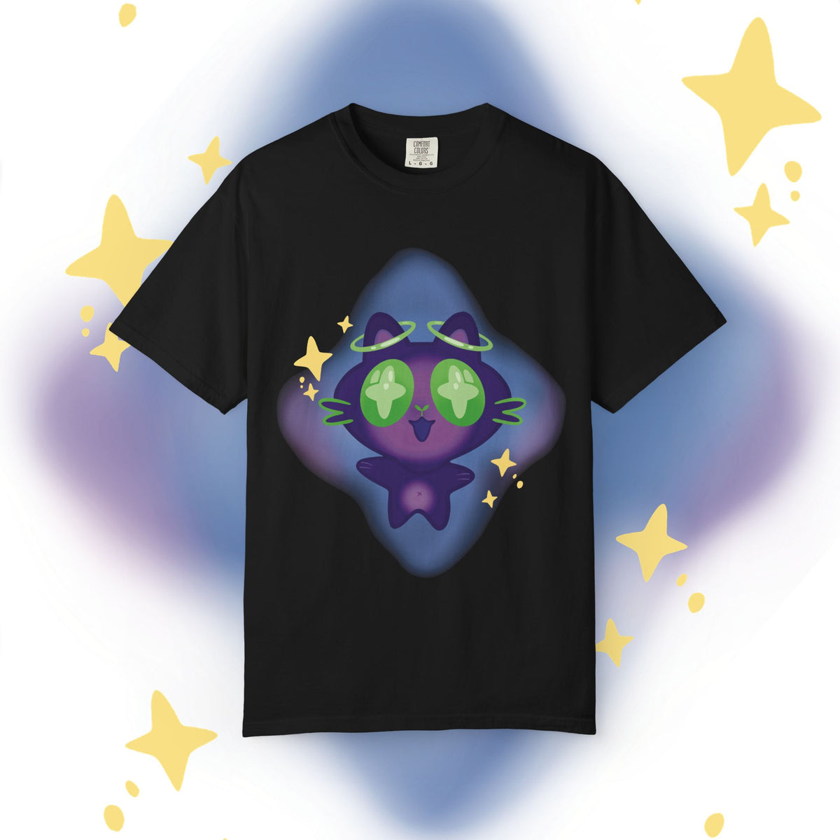 XiNi the Cosmic Cat T-Shirt — Cute Magical Cat Graphic Tee