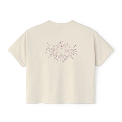 Pink Tribal Sun Mandala Women's Tee | Center Chest Graphic