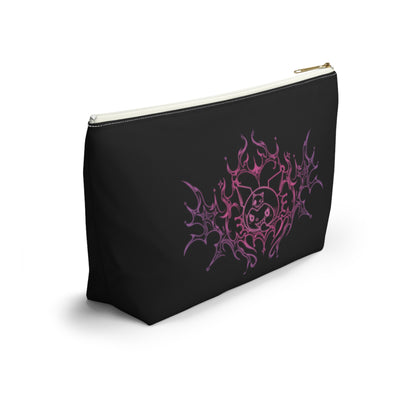 Flaming Yin Yang Accessory Pouch