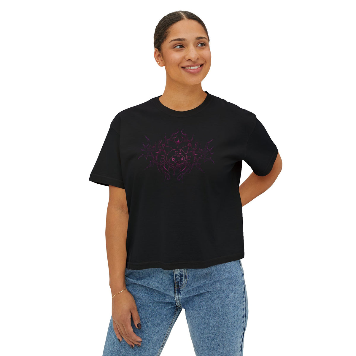 Pink Tribal Sun Mandala Women's Tee | Center Chest Graphic