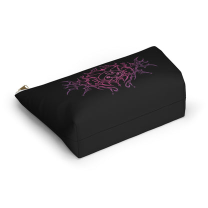 Flaming Yin Yang Accessory Pouch