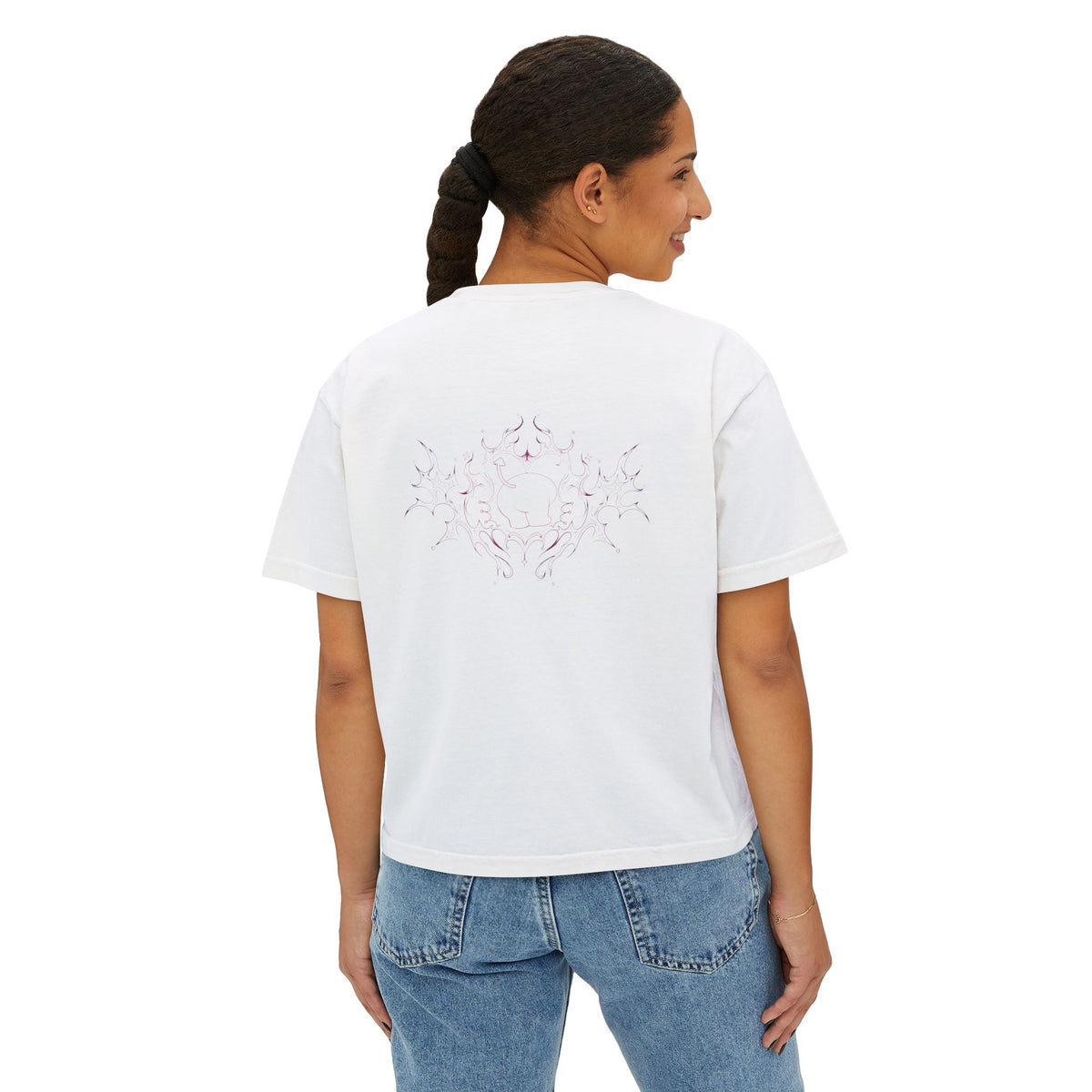 Pink Tribal Sun Mandala Women's Tee | Center Chest Graphic