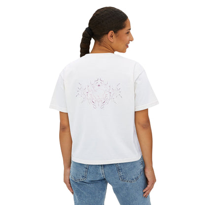 Pink Tribal Sun Mandala Women's Tee | Center Chest Graphic