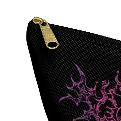 Flaming Yin Yang Accessory Pouch