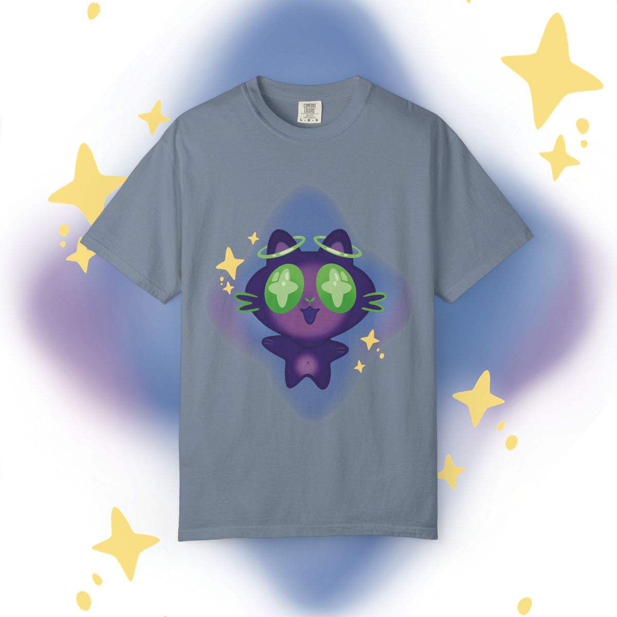 XiNi the Cosmic Cat T-Shirt — Cute Magical Cat Graphic Tee