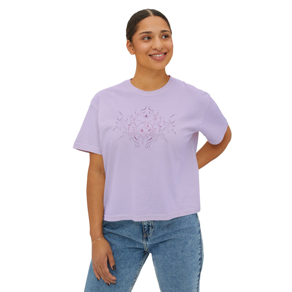 Pink Tribal Sun Mandala Women's Tee | Center Chest Graphic