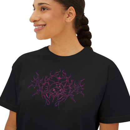 Pink Tribal Sun Mandala Women's Tee | Center Chest Graphic