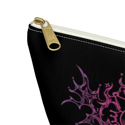 Flaming Yin Yang Accessory Pouch