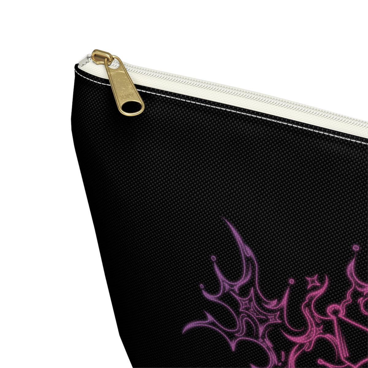 Flaming Yin Yang Accessory Pouch