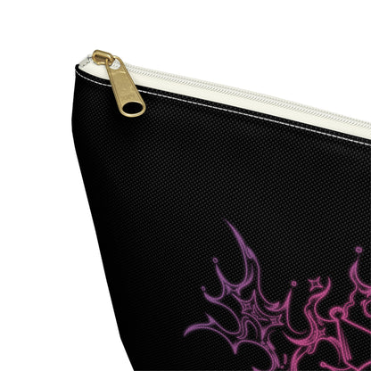 Flaming Yin Yang Accessory Pouch