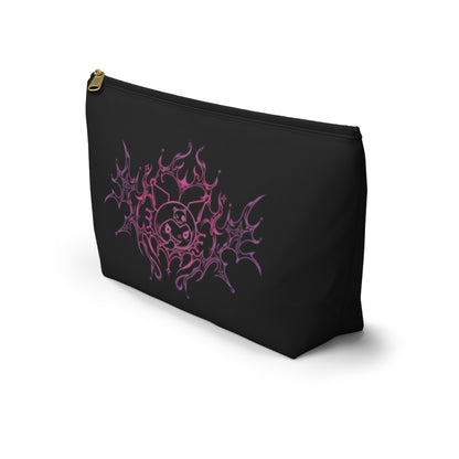 Flaming Yin Yang Accessory Pouch