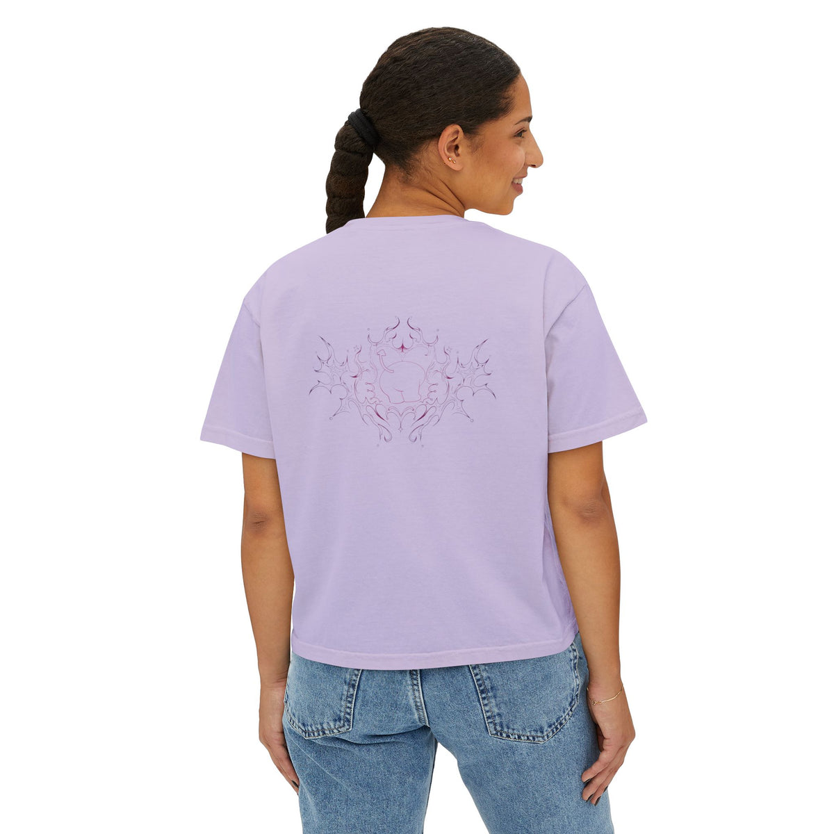 Pink Tribal Sun Mandala Women's Tee | Center Chest Graphic