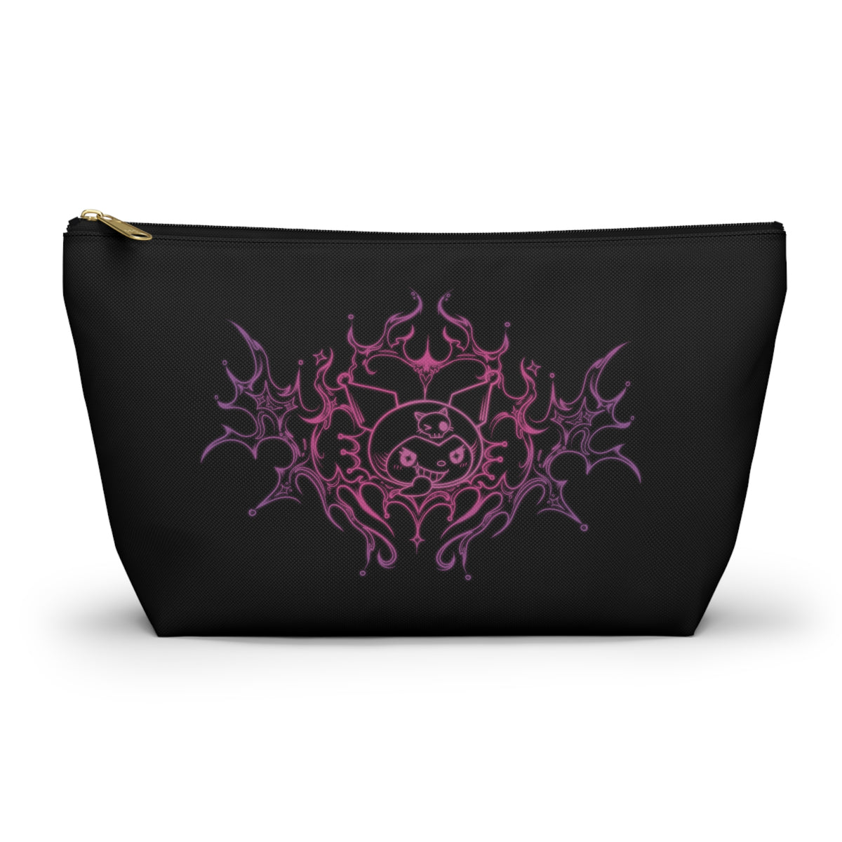 Flaming Yin Yang Accessory Pouch